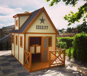 Wooden playhouse for children Sheriff