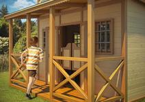 Wooden playhouse for children Sheriff