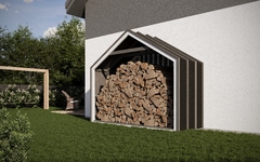 Stajenka - drewniany domek