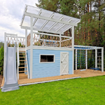 Wooden playhouse for children Surfer