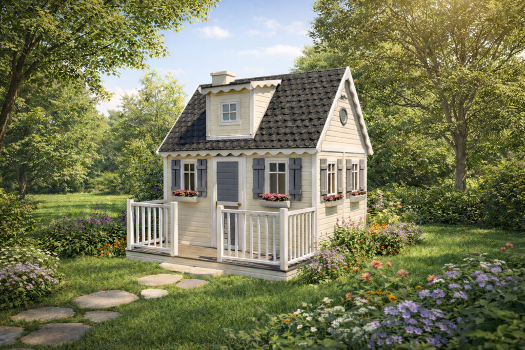 drewniany-domek-dla-dziewczynki