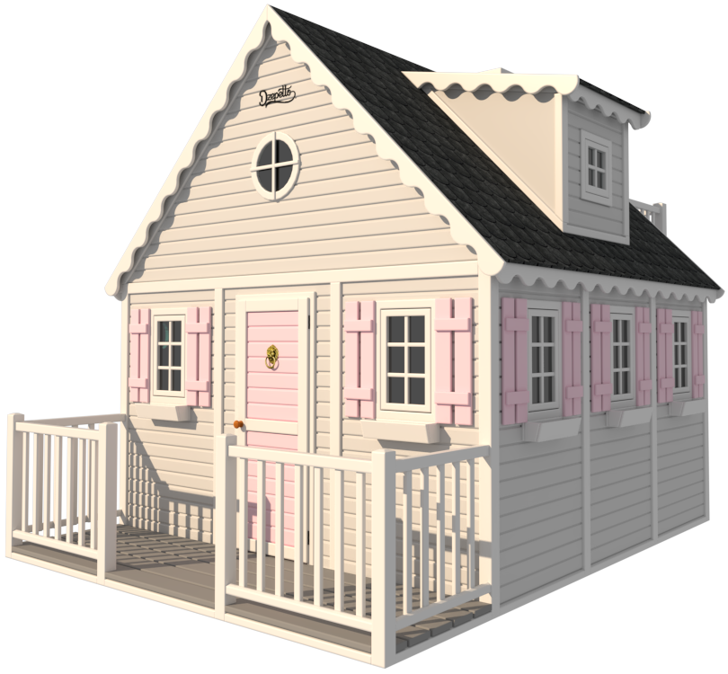 szary i jasnoróżowy