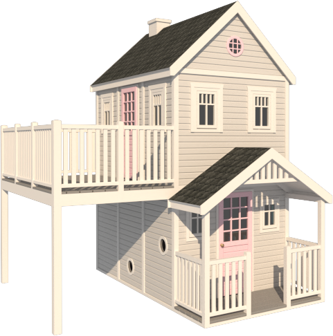 szary i jasnoróżowy