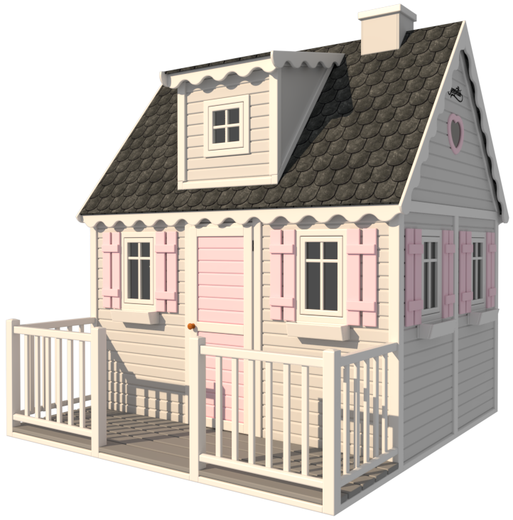 szary i jasnoróżowy