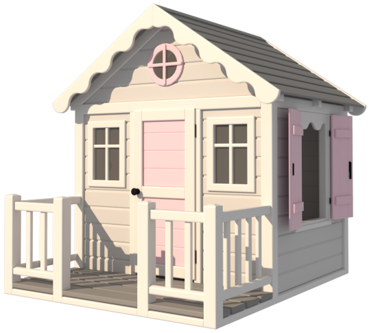 szary i jasnoróżowy